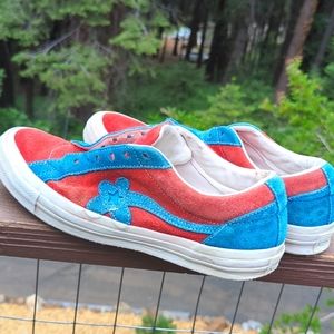 Mens Converse Golf Le Fleur x One Star Ox 'Molten Lava' Sneakers